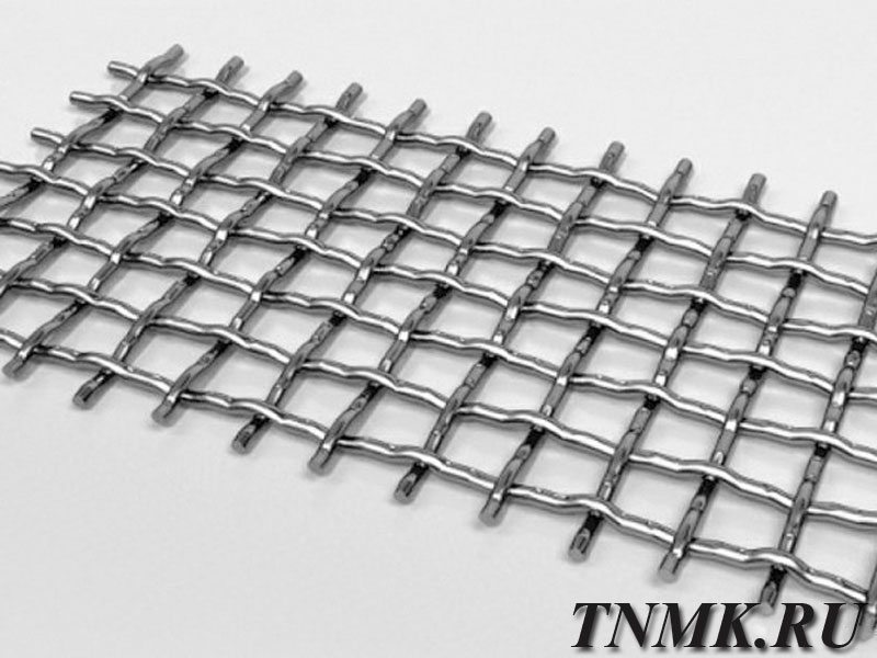Сетка сложно-рифленая для грохота 60х60х10 мм ГОСТ 3306-88